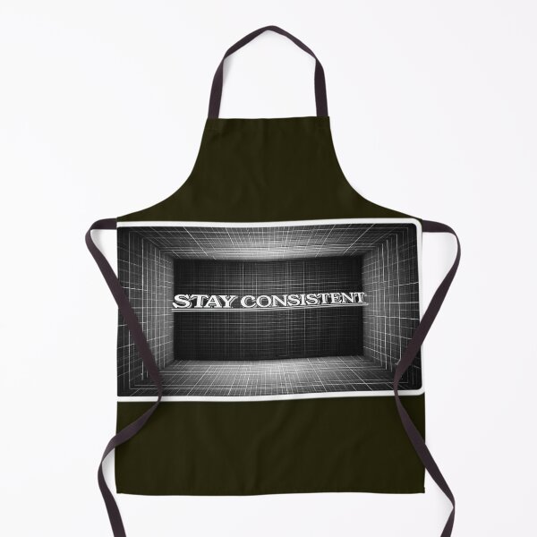 Item preview, Stay Consistent Futuristic Cyber Grid Motivational Sticker designed and sold by zenithdecalco.