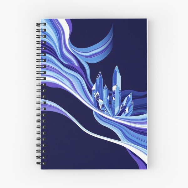 Item preview, Blue Crystal Flow Lines designed and sold by Harmonic_Layers.