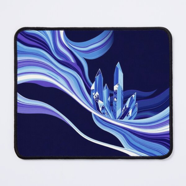 Item preview, Blue Crystal Flow Lines designed and sold by Harmonic_Layers.