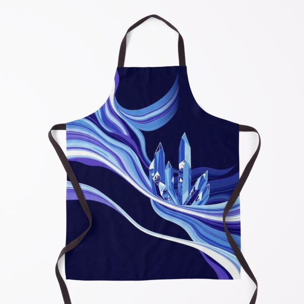 Item preview, Blue Crystal Flow Lines designed and sold by Harmonic_Layers.