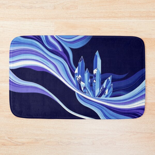 Item preview, Blue Crystal Flow Lines designed and sold by Harmonic_Layers.