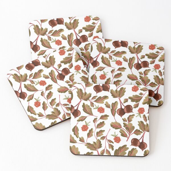 Item preview, Beetroot seamless pattern designed and sold by pinkyfish1010.