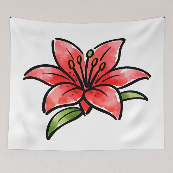 Item preview, Lilly Flower designed and sold by GraphicsClub.