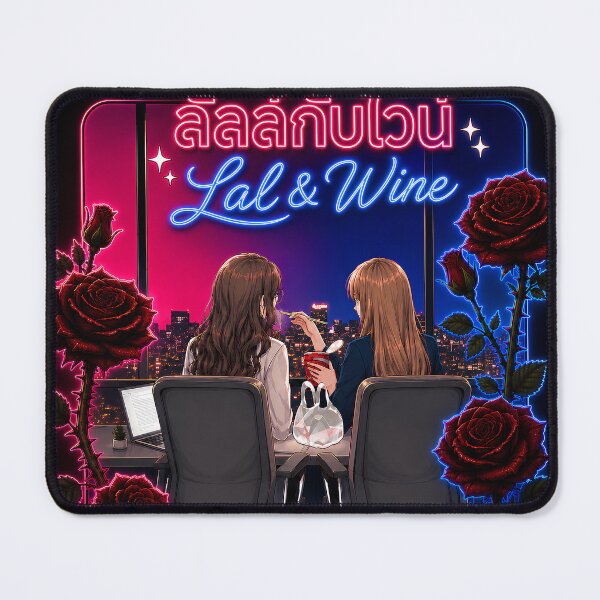 Item preview, Enemies With Benefits ลัลล์ไม่ชอบไวน์ "Lal & Wine" designed and sold by Making GL.