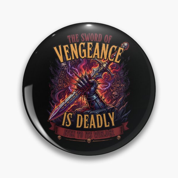 Item preview, Sword of Vengeance Dark Fantasy Cursed Weapon RPG Art designed and sold by rich-moda.