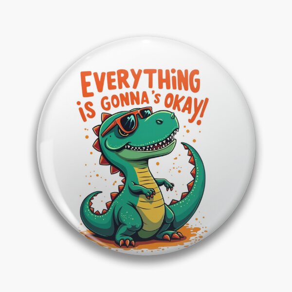 Item preview, Positive Dinosaur Motivational Quote designed and sold by RajDeals.