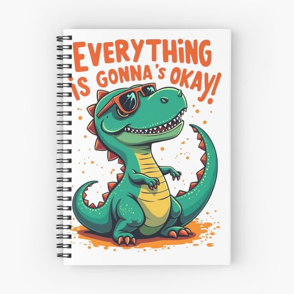 Item preview, Positive Dinosaur Motivational Quote designed and sold by RajDeals.