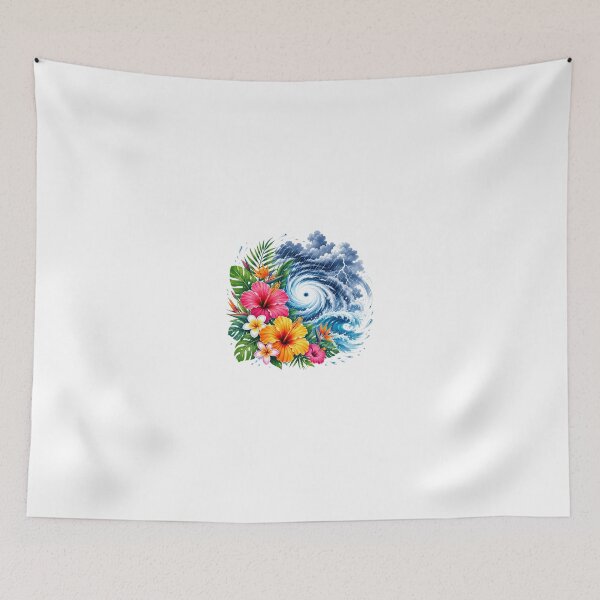 Item preview, Tropical Flowers with Storm Erin designed and sold by inkflair2.