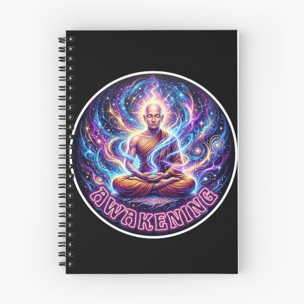 Item preview, "Awakening" Divine Monk Meditation Sticker designed and sold by krazzyremo.