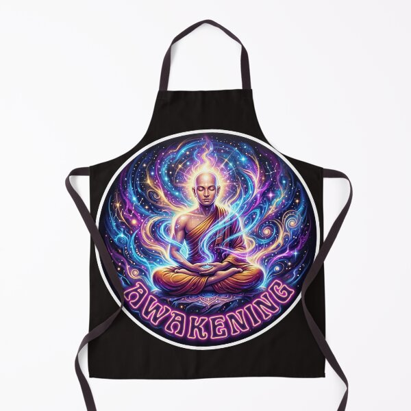 Item preview, "Awakening" Divine Monk Meditation Sticker designed and sold by krazzyremo.
