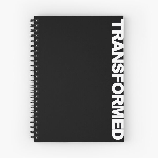Item preview, TRANSFORMED — White Minimal Bold Type Statement designed and sold by WORDPAUSE.