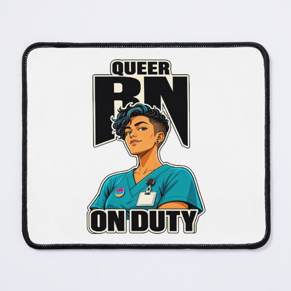 Item preview, Queer RN on Duty Pride designed and sold by pirminio.