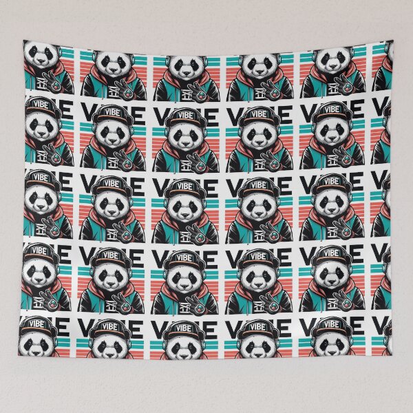 Item preview, Modern Graphic Panda With Urban Vibe designed and sold by Nadiename.
