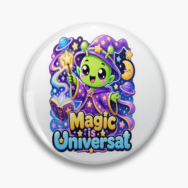 Item preview, Magic Is Universal Alien Wizard designed and sold by Ruamid.