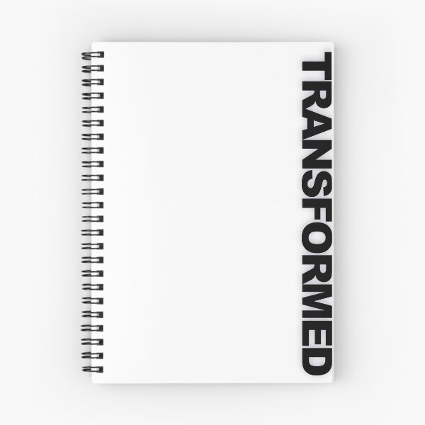 Item preview, TRANSFORMED — Black Minimal Bold Type Statement designed and sold by WORDPAUSE.