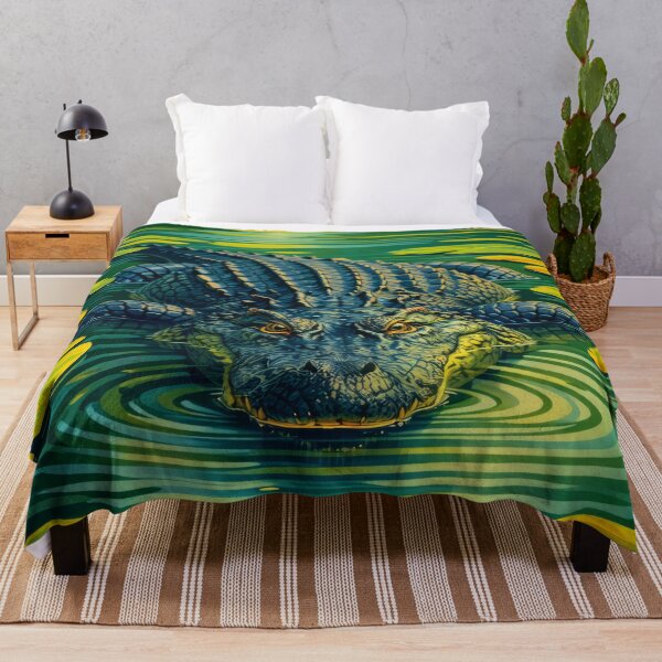 Item preview, American Alligator Digital Polar Animal Art designed and sold by kakarikihill.