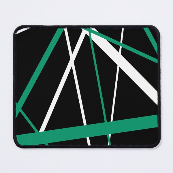 Item preview, Bold Green-Blue Diagonal Lines White Accents designed and sold by taiche.