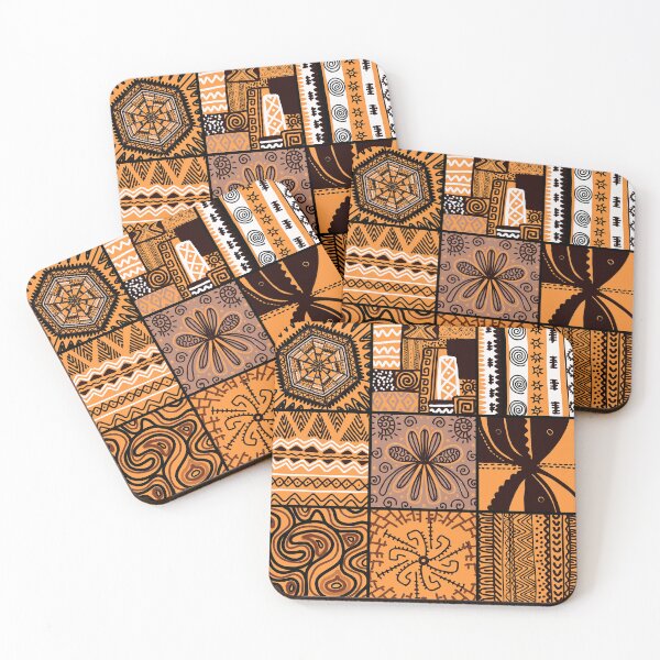 Item preview, Voyage To Africa Earthtones Abstract Art Designs Pattern designed and sold by DEC02.