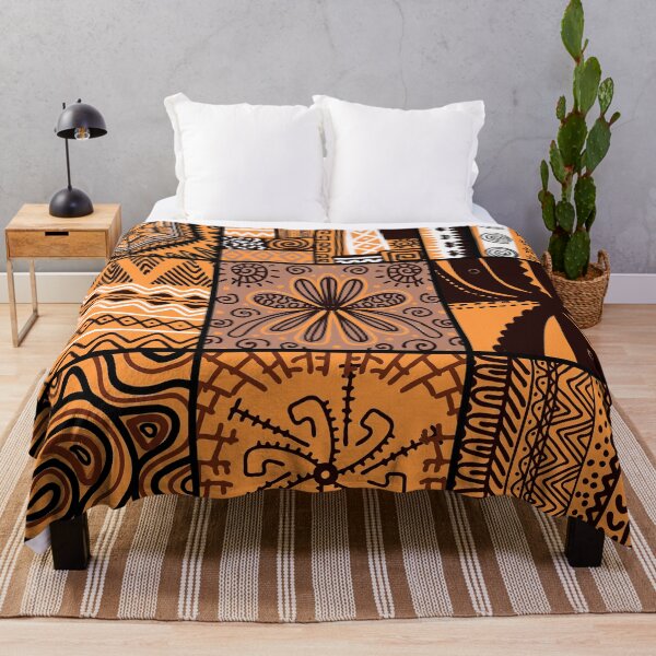 Item preview, Voyage To Africa Earthtones Abstract Art Designs Pattern designed and sold by DEC02.