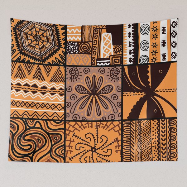 Item preview, Voyage To Africa Earthtones Abstract Art Designs Pattern designed and sold by DEC02.