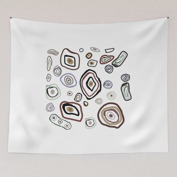 Item preview, Abstract Organic Shapes Pattern designed and sold by S.K.Singh.