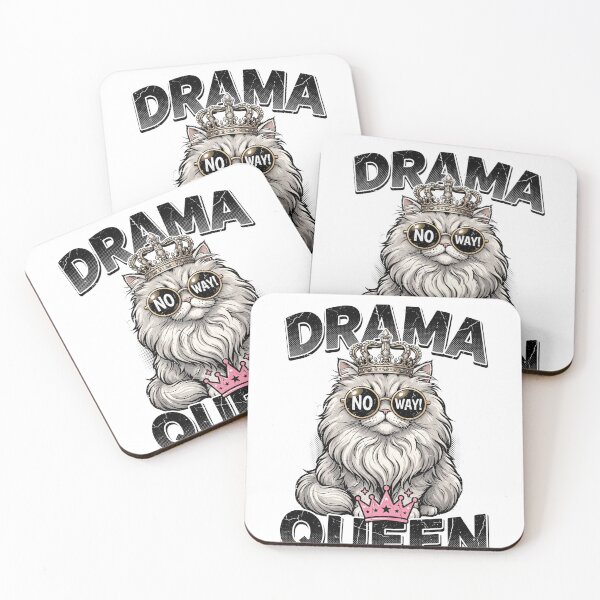 Item preview, Drama Queen Cat T-Shirt | Funny Princess Cat Retro Vintage Graphic designed and sold by ZaanaDesign.