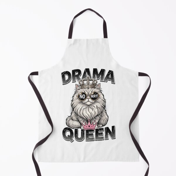 Item preview, Drama Queen Cat T-Shirt | Funny Princess Cat Retro Vintage Graphic designed and sold by ZaanaDesign.