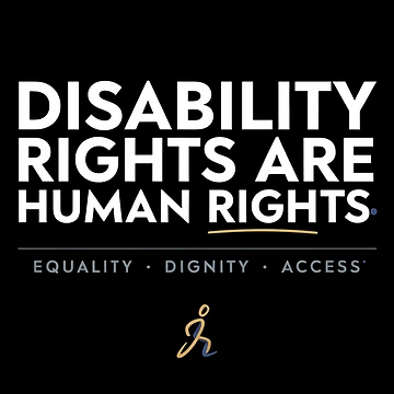 Artwork thumbnail, Disability Rights Are Human Rights by Millsoft