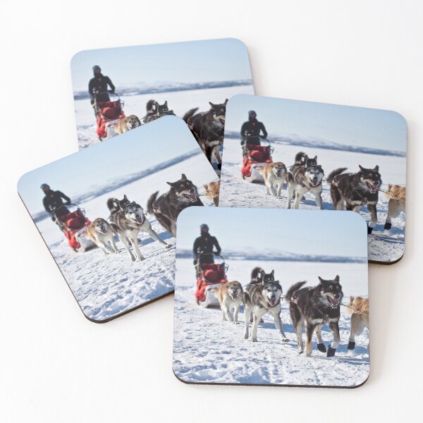 Item preview, Dog Mushing across Tundra, Alaska designed and sold by AlaskaExtreme.