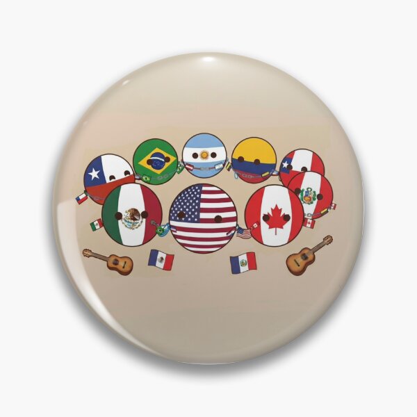Item preview, American Countryballs and Global Friendship designed and sold by Purpleclomb.