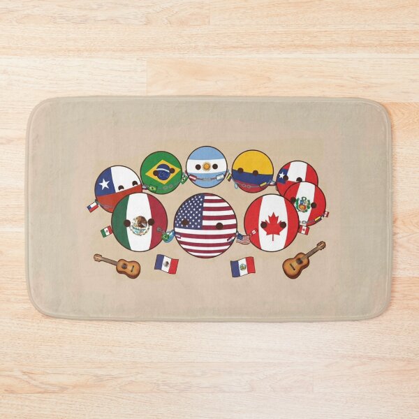 Item preview, American Countryballs and Global Friendship designed and sold by Purpleclomb.