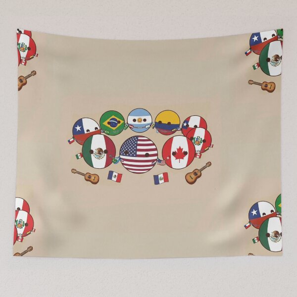 Item preview, American Countryballs and Global Friendship designed and sold by Purpleclomb.