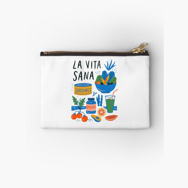 Item preview, La Vita Sana – Colorful Healthy Lifestyle Illustration | Mediterranean Diet Kitchen Art designed and sold by Ramona-Gliga.