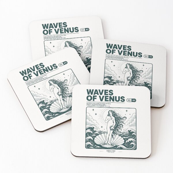 Item preview, Waves of Venus Modern Renaissance Inspired  designed and sold by CamaleonDesigns.