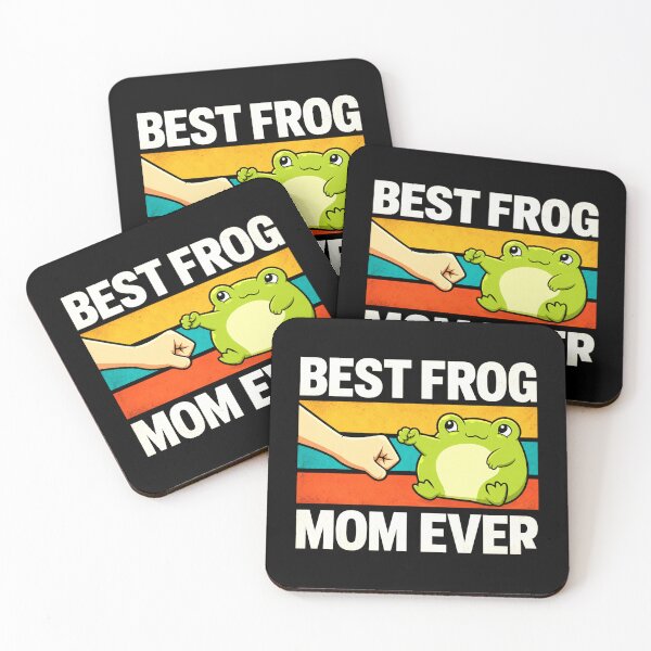 Item preview, Best Frog Mom Ever Cute Frog Fist Bump Vintage Mother's Day Gift designed and sold by MiALopezArt.