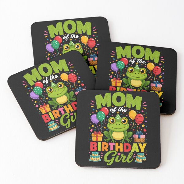 Item preview, Mom of the Birthday Girl Cute Frog Party Celebration Design designed and sold by MiALopezArt.