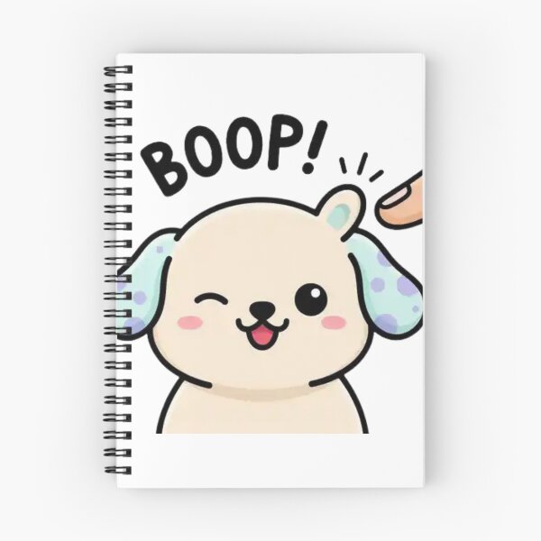 Item preview, Boop My Nose Puppy – Funny Cute Dog Cartoon for Animal Lovers designed and sold by Charonde.