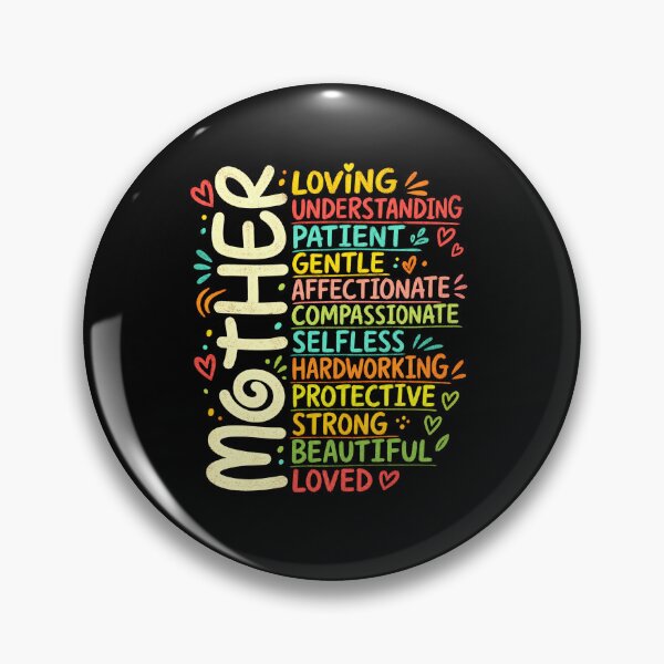 Item preview, Mother Definition Typography Design Celebrating Love Strength and Care designed and sold by MiALopezArt.