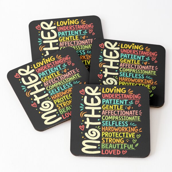 Item preview, Mother Definition Typography Design Celebrating Love Strength and Care designed and sold by MiALopezArt.