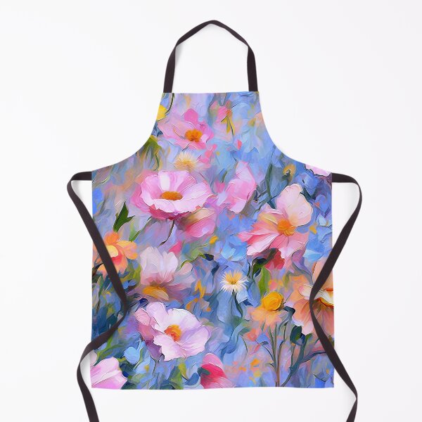 Item preview, Fairytale Fantasy Pink Floral Abstract On Sky Blue designed and sold by DEC02.