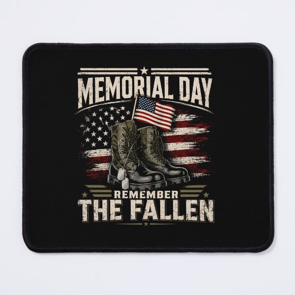Item preview, Memorial Day Remember The Fallen Military Boots Patriotic Tribute Design designed and sold by Osstaramilua.