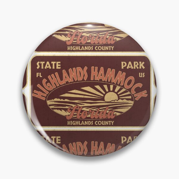 Item preview, Highlands Hammock State Park, Highlands County, Florida, badge design designed and sold by Wanderful-roads.