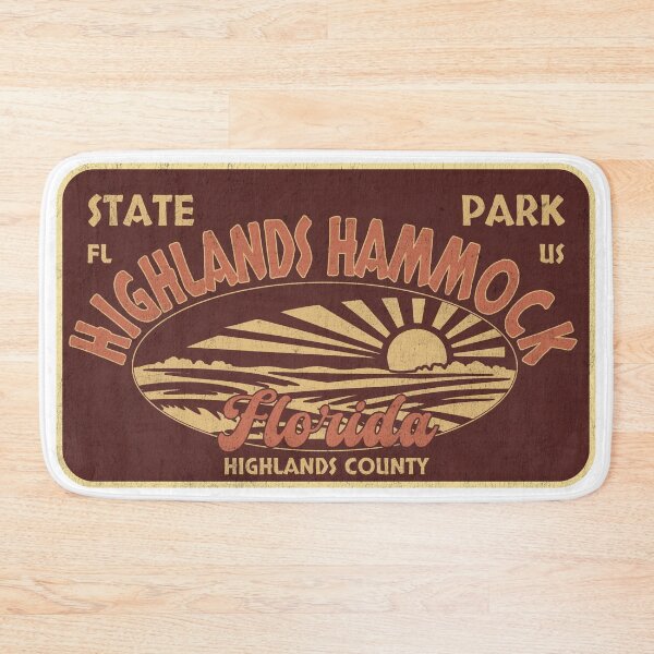 Item preview, Highlands Hammock State Park, Highlands County, Florida, badge design designed and sold by Wanderful-roads.