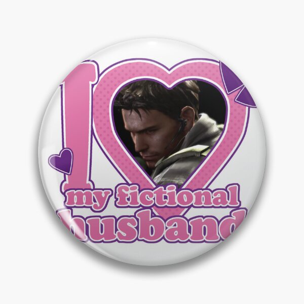 Item preview, I Love My Fictional Husband Chris Redfield Resident Evil designed and sold by CAFE5to2.