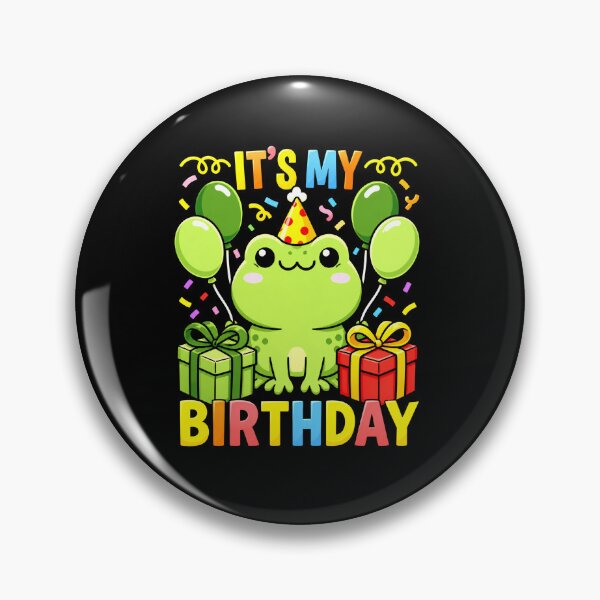Item preview, Copy of It's My Birthday Cute Frog Party Animal Celebration Designlisting designed and sold by MiALopezArt.