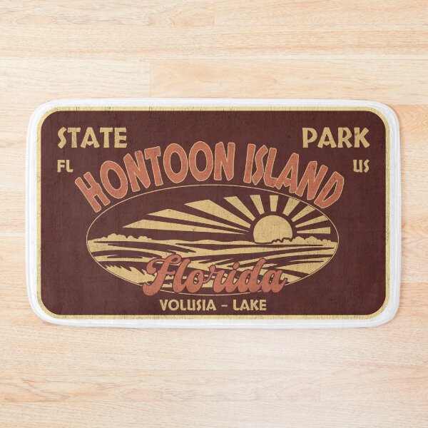 Item preview, Hontoon Island State Park, Volusia - Lake, Florida, badge design designed and sold by Wanderful-roads.