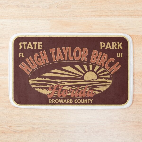 Item preview, Hugh Taylor Birch State Park, Broward County, Florida, badge design designed and sold by Wanderful-roads.
