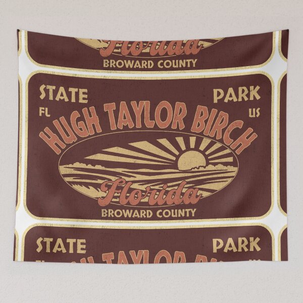 Item preview, Hugh Taylor Birch State Park, Broward County, Florida, badge design designed and sold by Wanderful-roads.