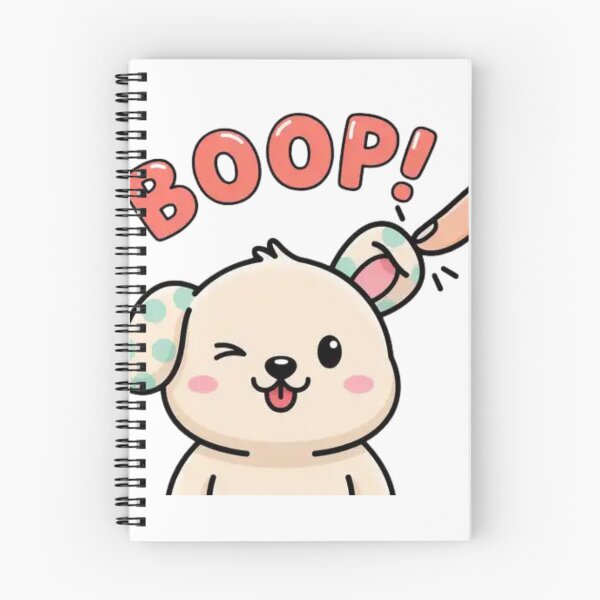 Item preview, Adorable Puppy Face Boop – Kawaii Dog Portrait Cartoon Illustration designed and sold by Charonde.