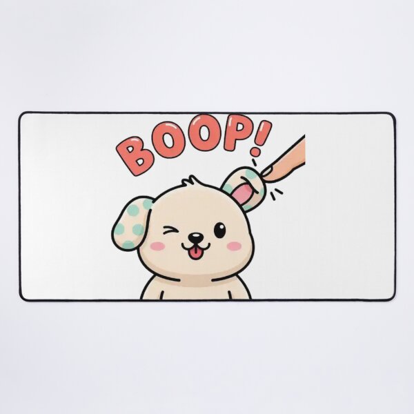 Item preview, Adorable Puppy Face Boop – Kawaii Dog Portrait Cartoon Illustration designed and sold by Charonde.